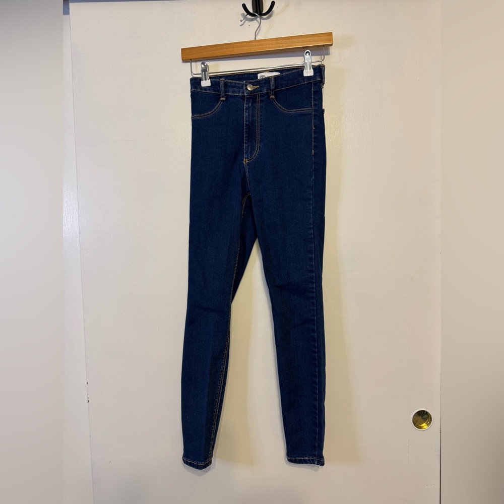 Zara‎ Dark Blue Skinny Jeans